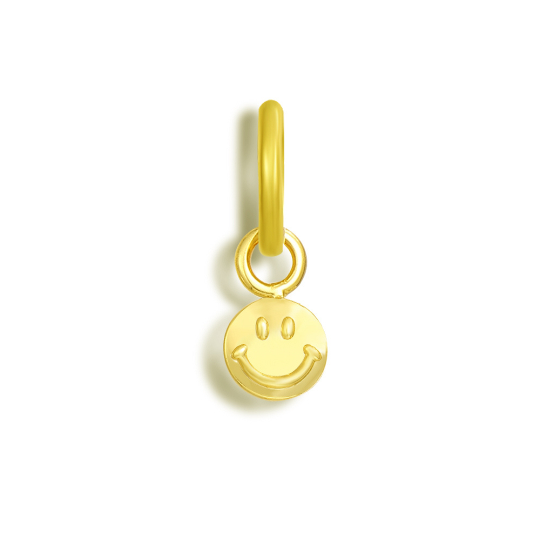 Smiley Charm - Gold