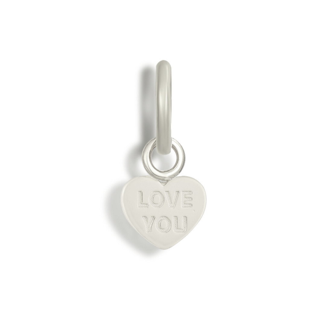 Love You Charm - Silver