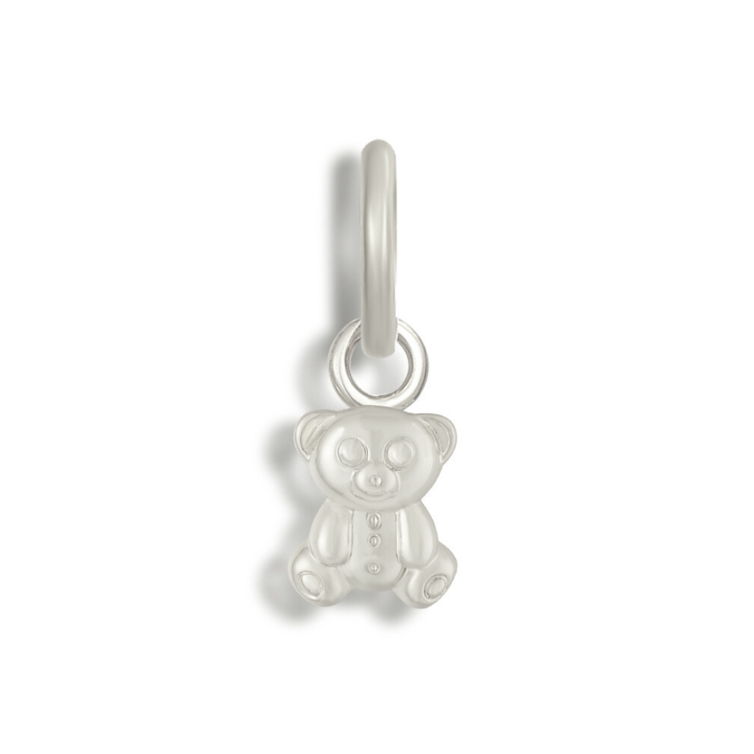 Teddy Charm - Silver