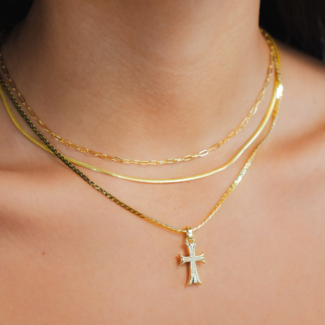 Crossed Necklace