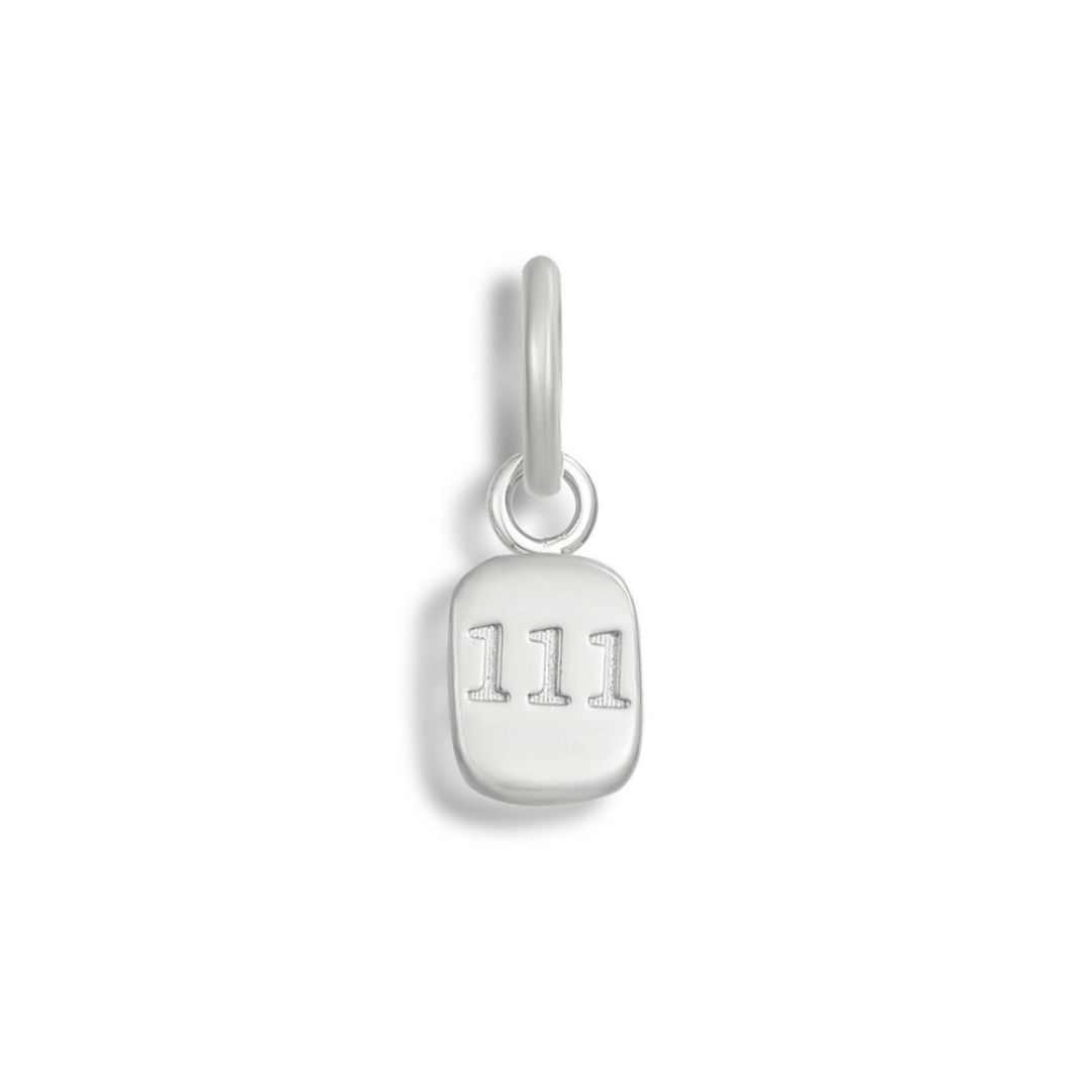 Divine Signs Charm - 111 / Silver