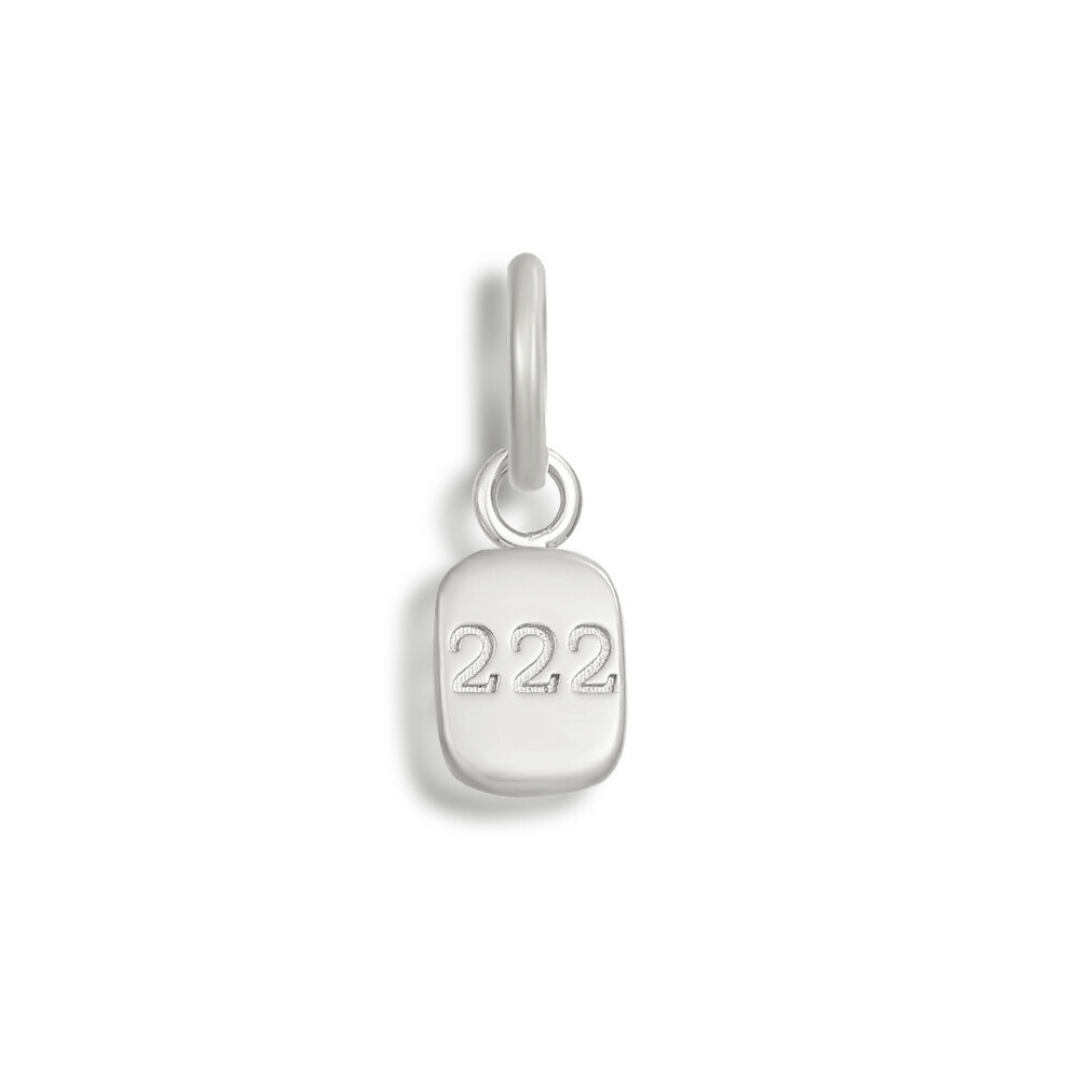 Divine Signs Charm - 222 / Silver