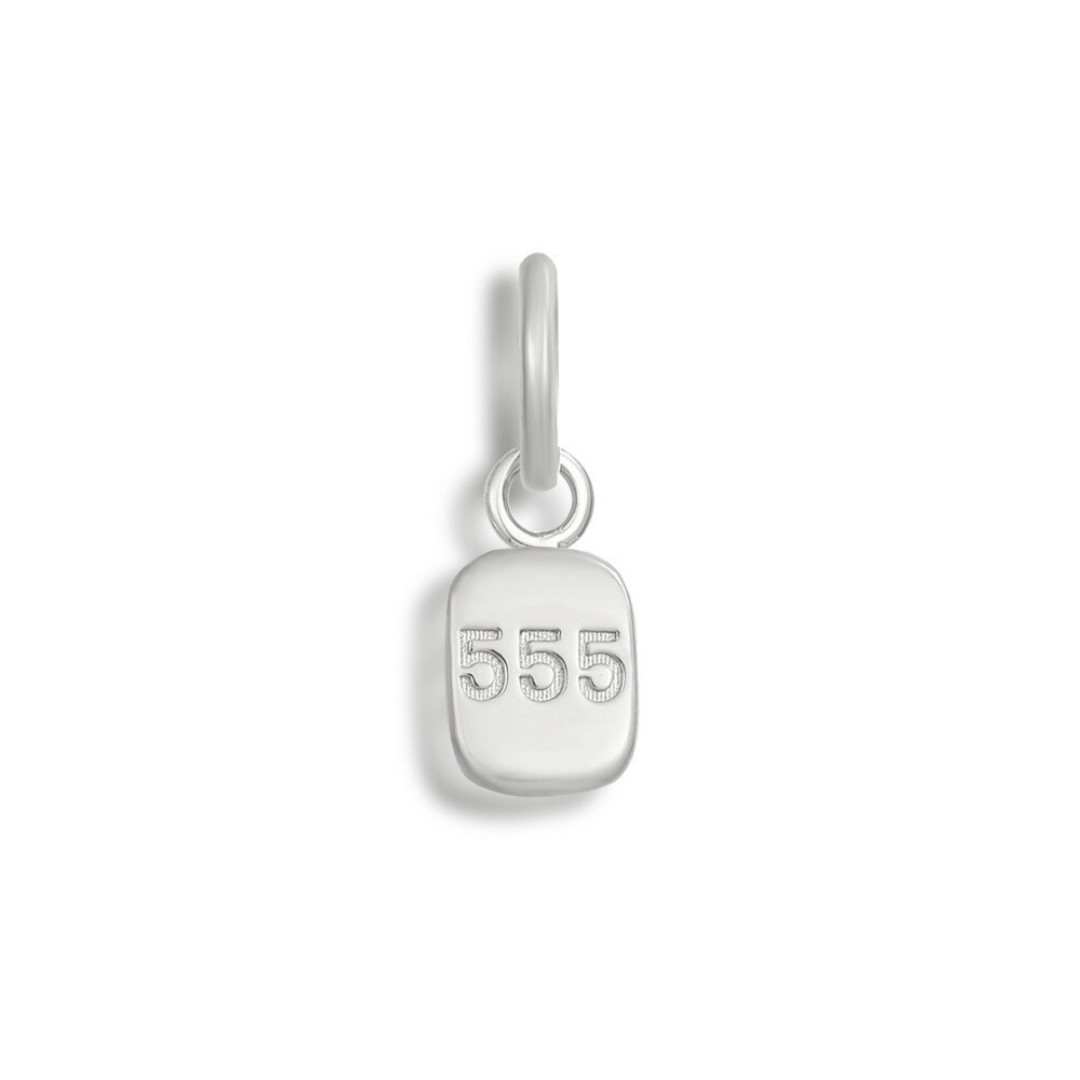 Divine Signs Charm - 555 / Silver