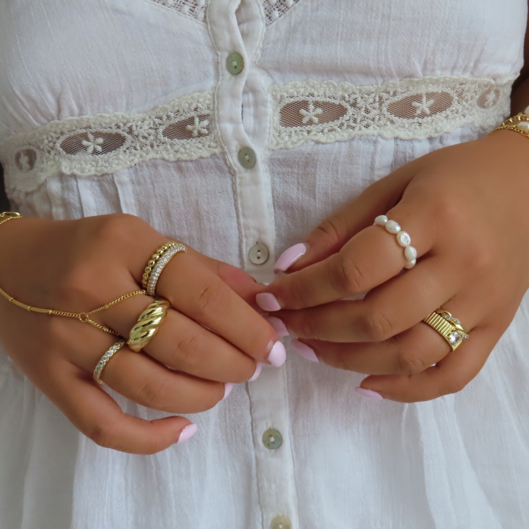 Bague à pois