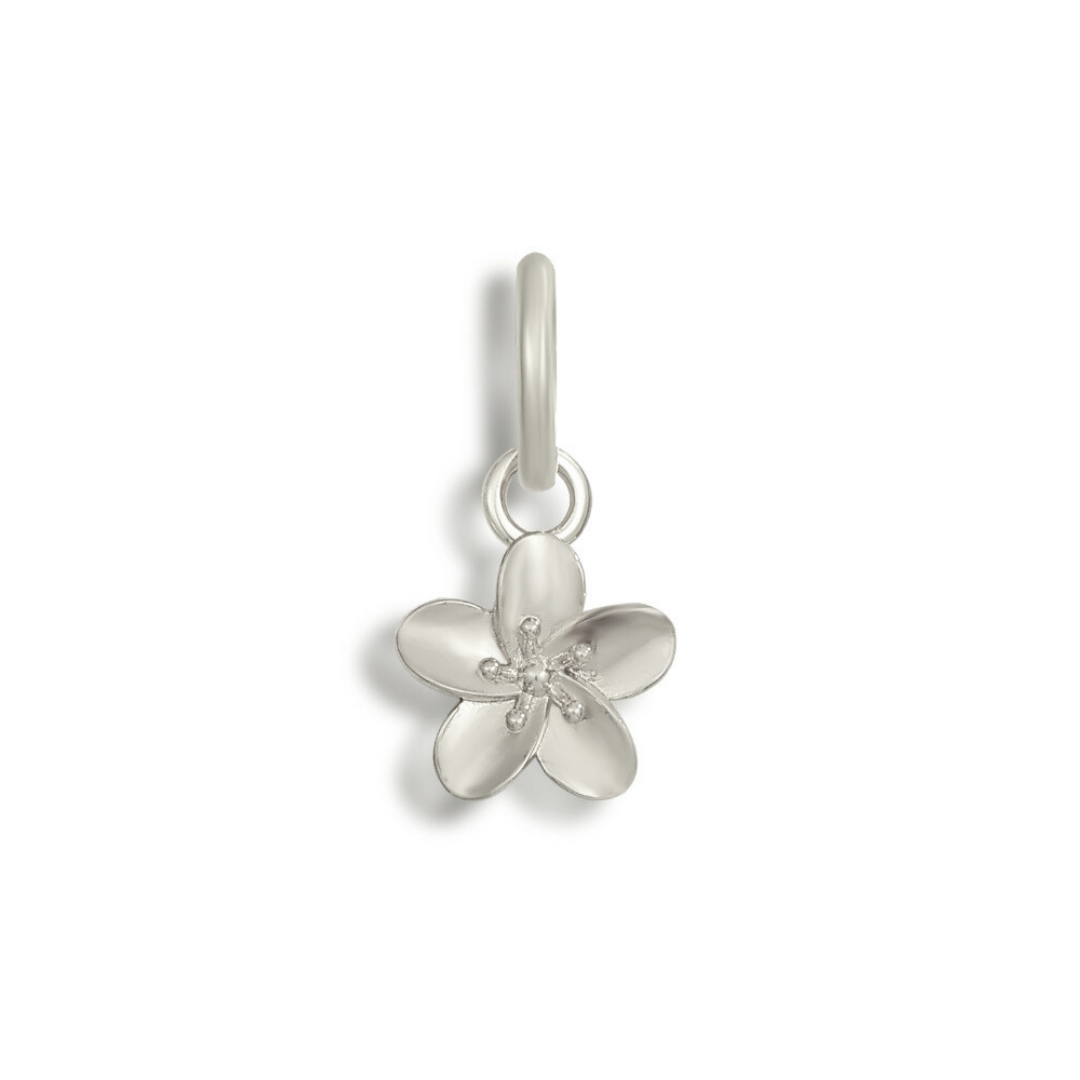 Hibiscus Charm - Silver