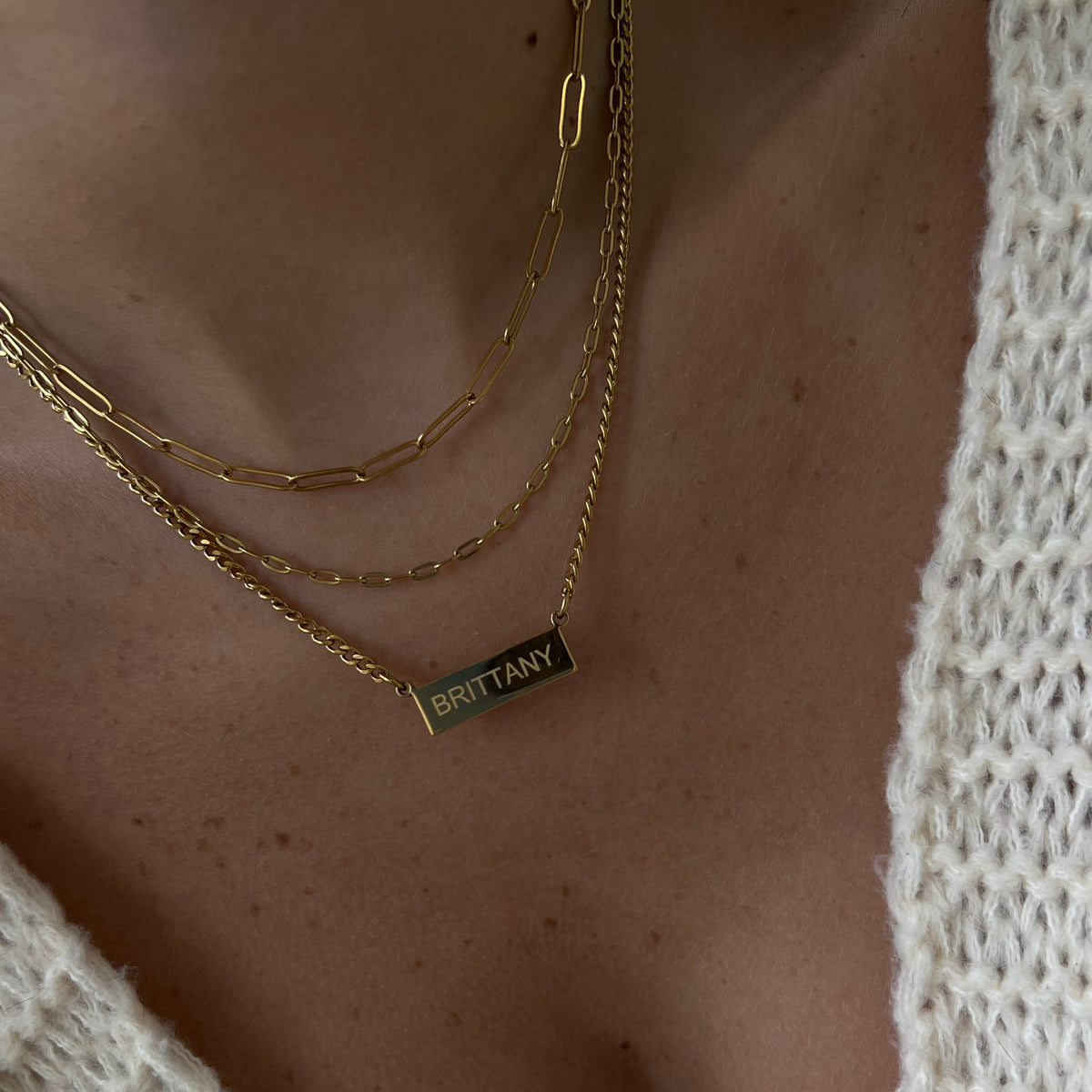 Collier sur mesure/personnalisé