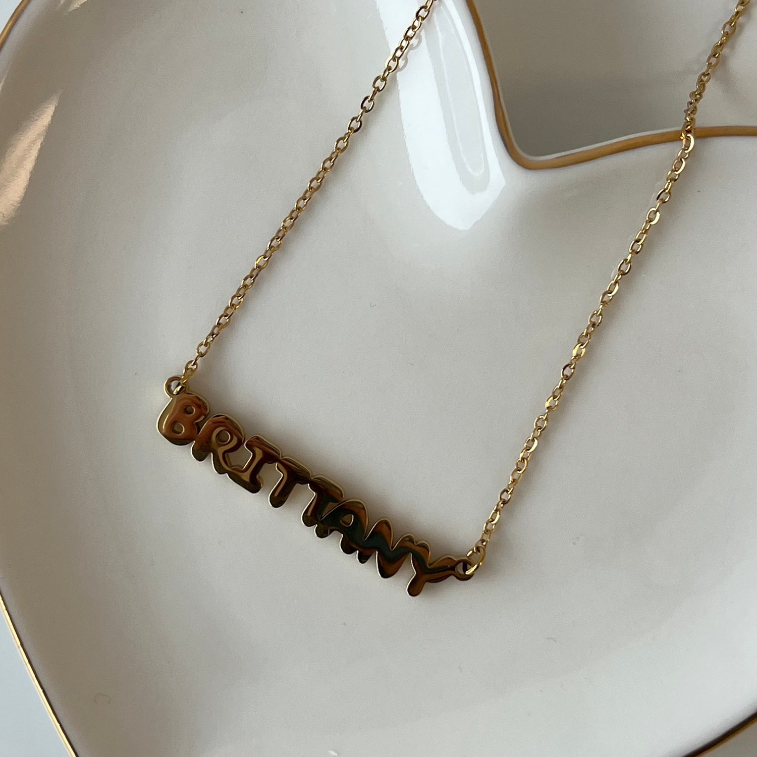 Nameplate necklace near on sale me