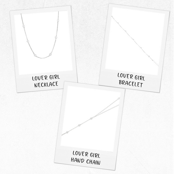 Ensemble Lover Girl : Lot de 3 bijoux