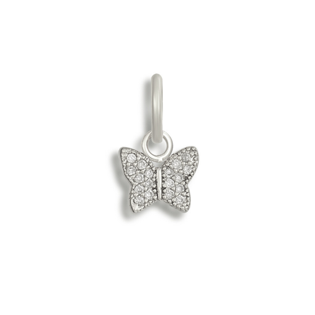 Monarch Charm - Silver