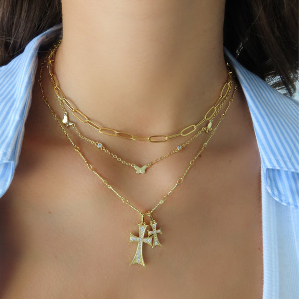 Collier Double Cross Me