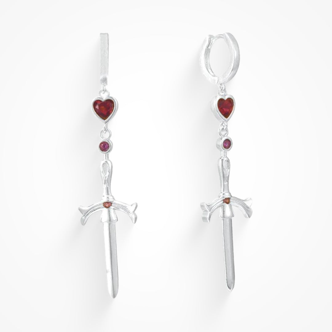 Boucles d’oreilles Queen of Hearts