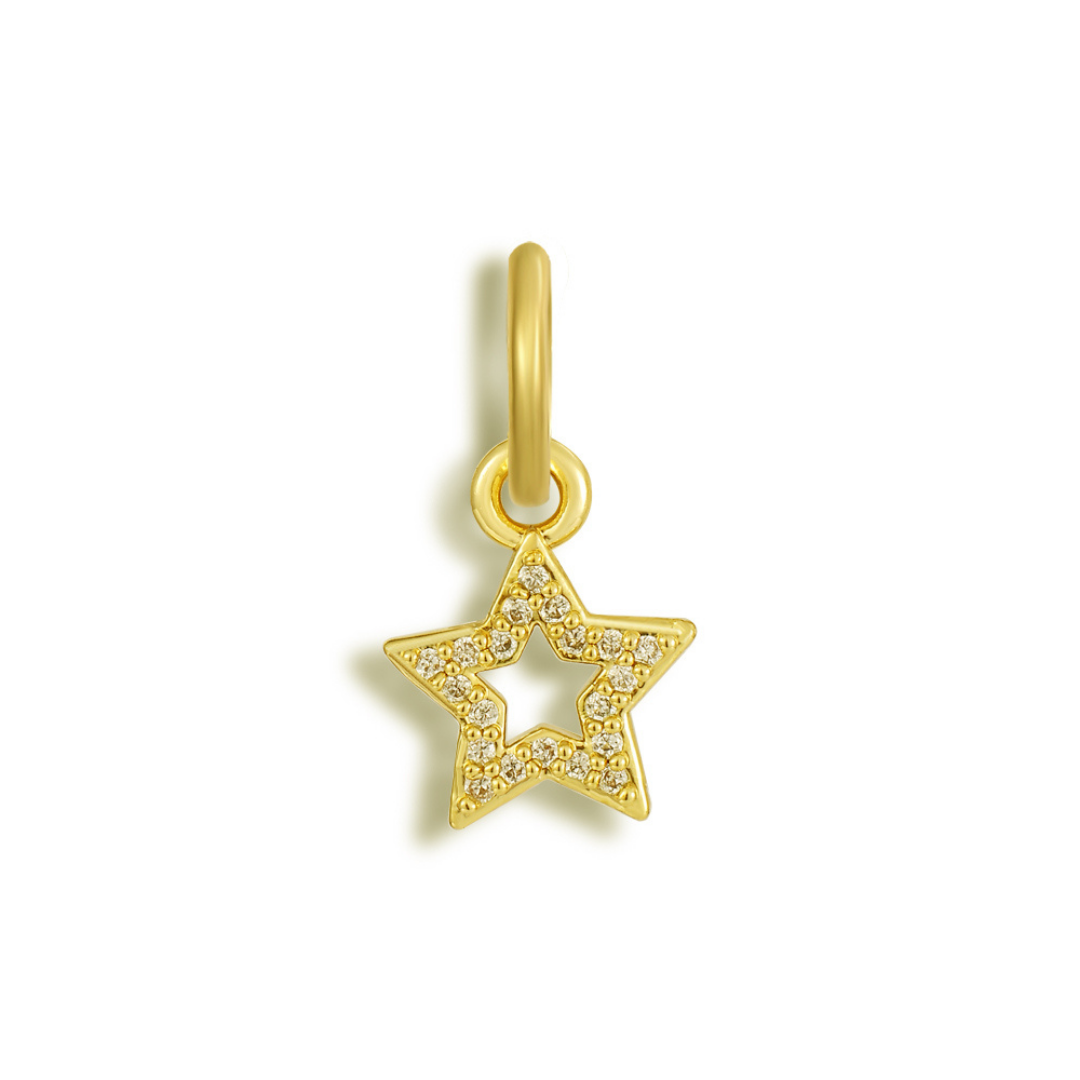 Star Girl Charm - Gold