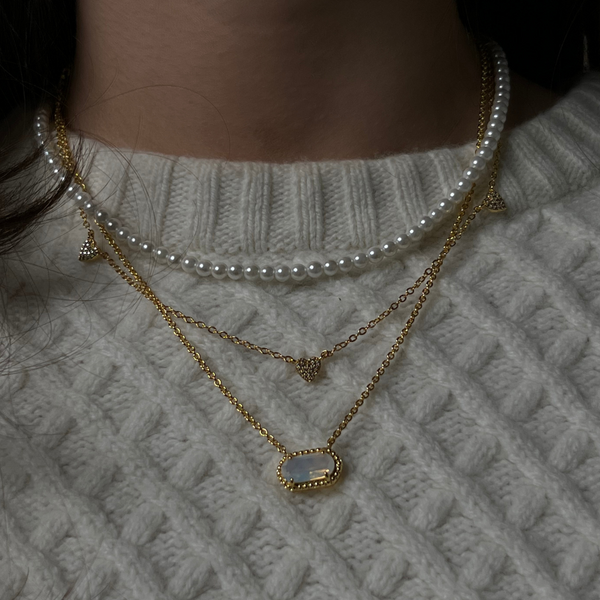 Collier Girly Pearly