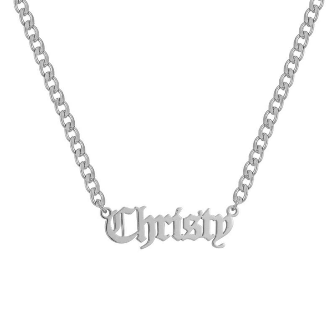 Custom/Personalized Nameplate Curb Necklace