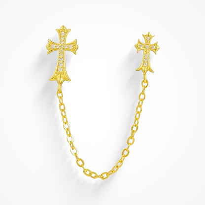 Boucles d’oreilles Double Cross Me