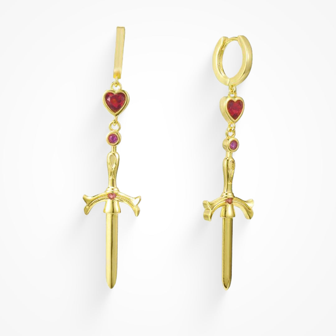 Boucles d’oreilles Queen of Hearts