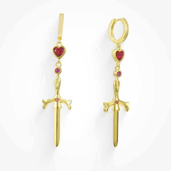 Boucles d’oreilles Queen of Hearts