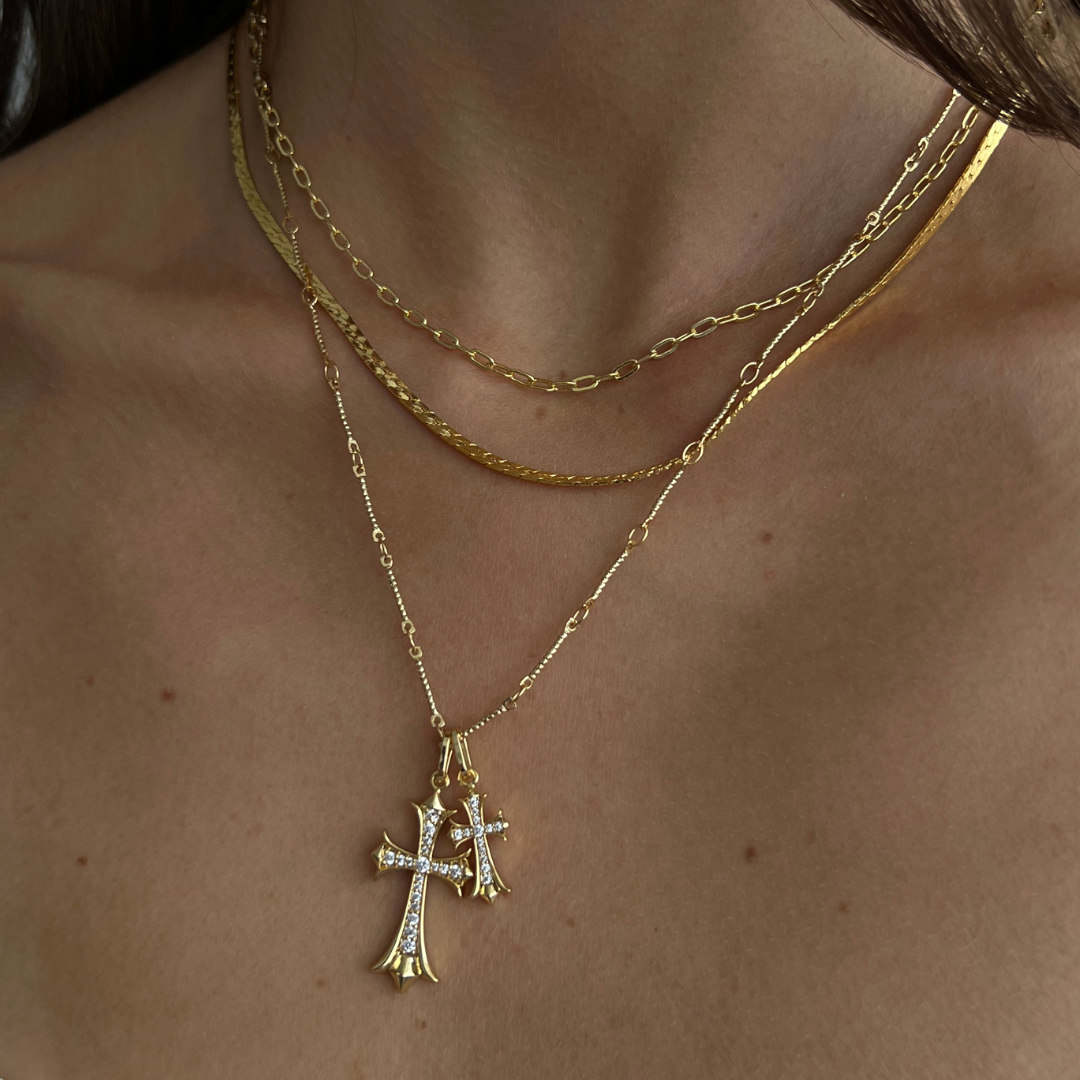 Double Cross Me Necklace – B.ShantaulCo