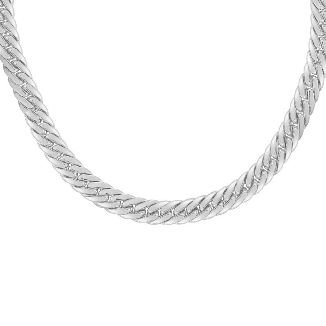 Silver deals serpentine chain