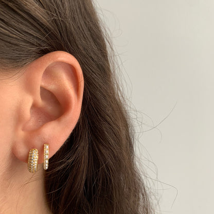 Dollar Bill Earrings (gold or silver)