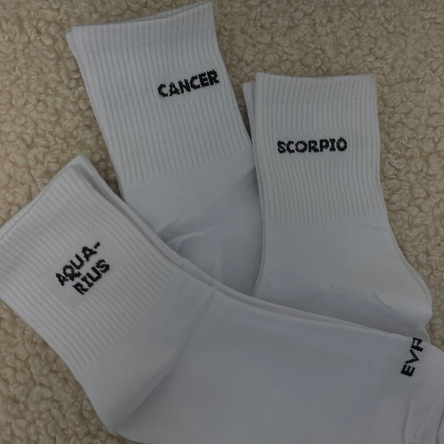 Zodiac Socks– EVRYJEWELS