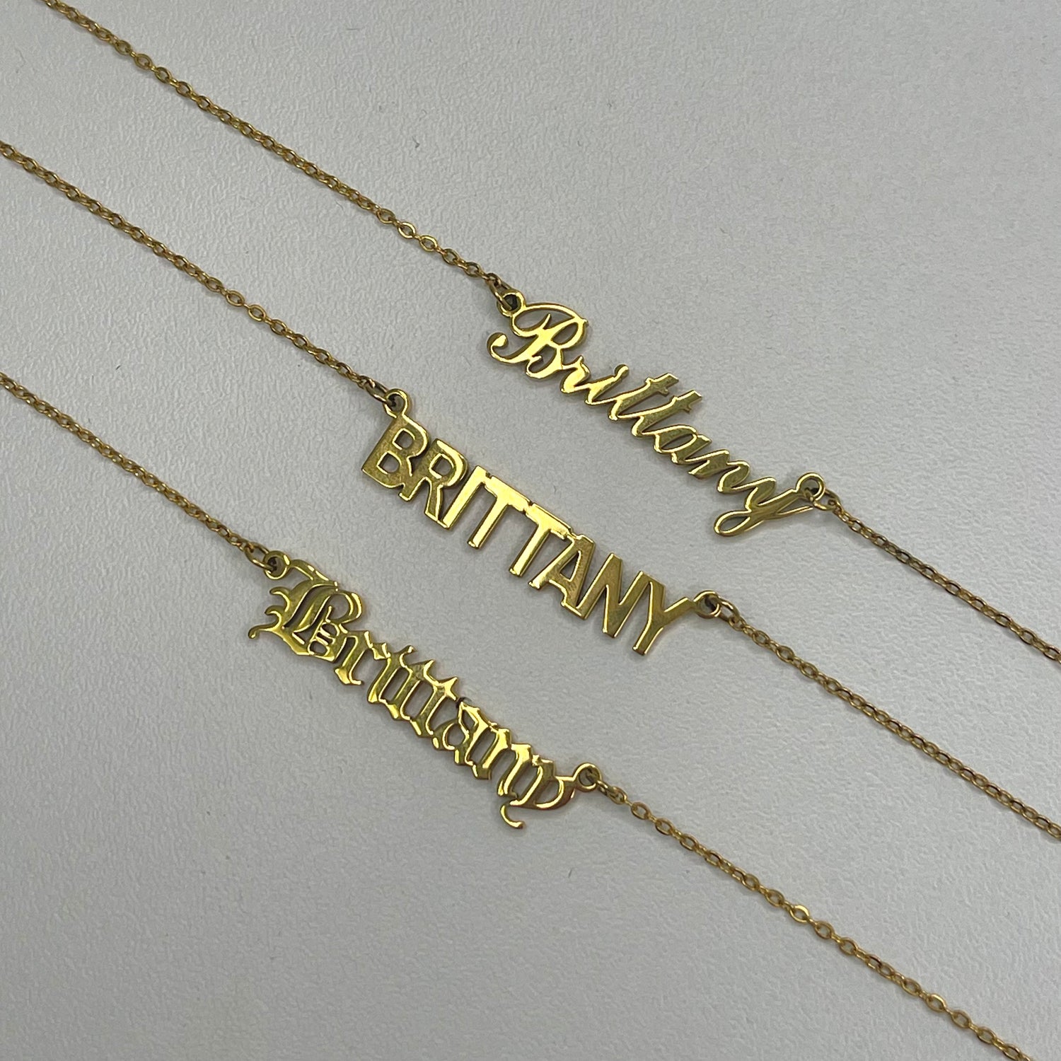 Personalized nameplate 2025 necklace cheap