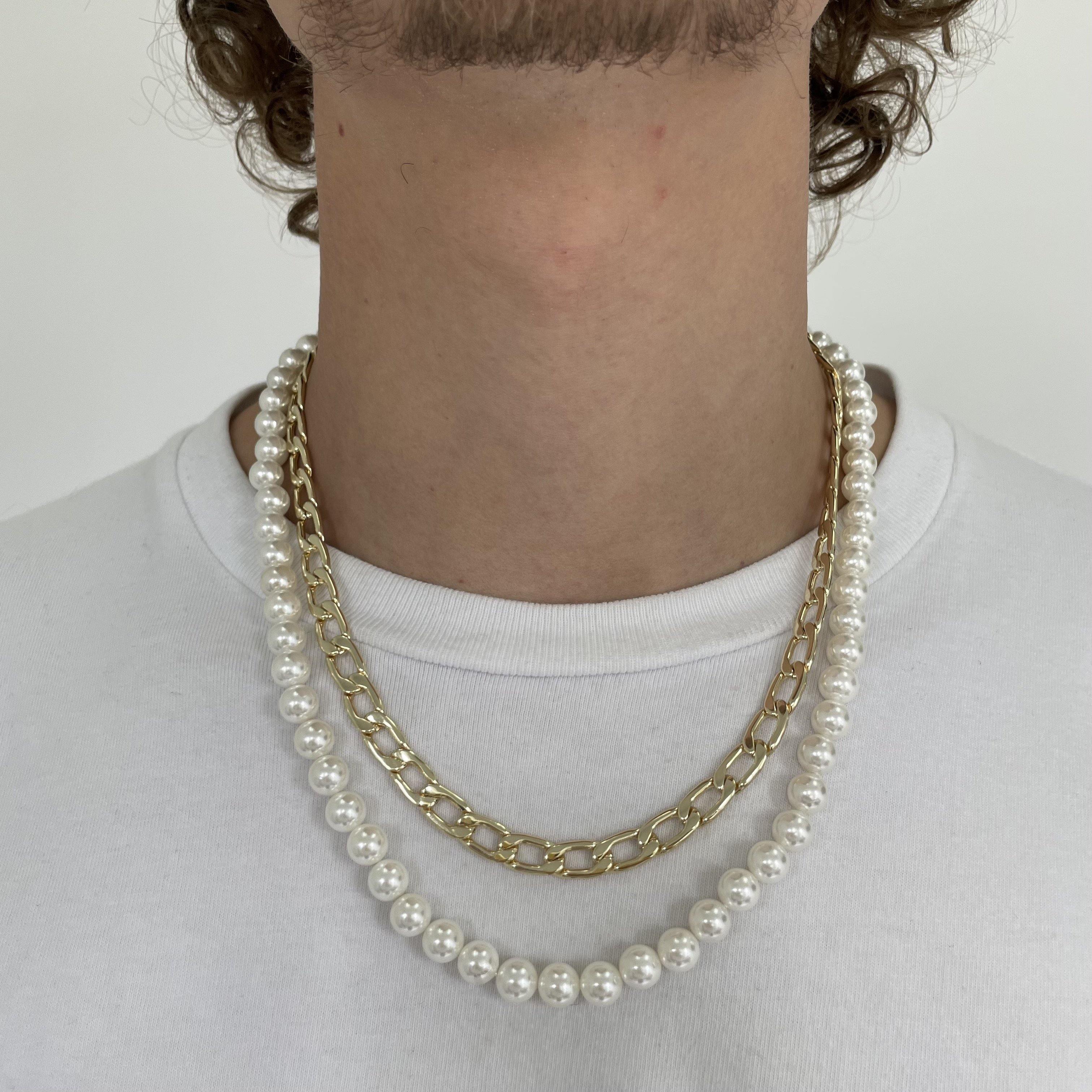 White Iverson Pearl Necklace